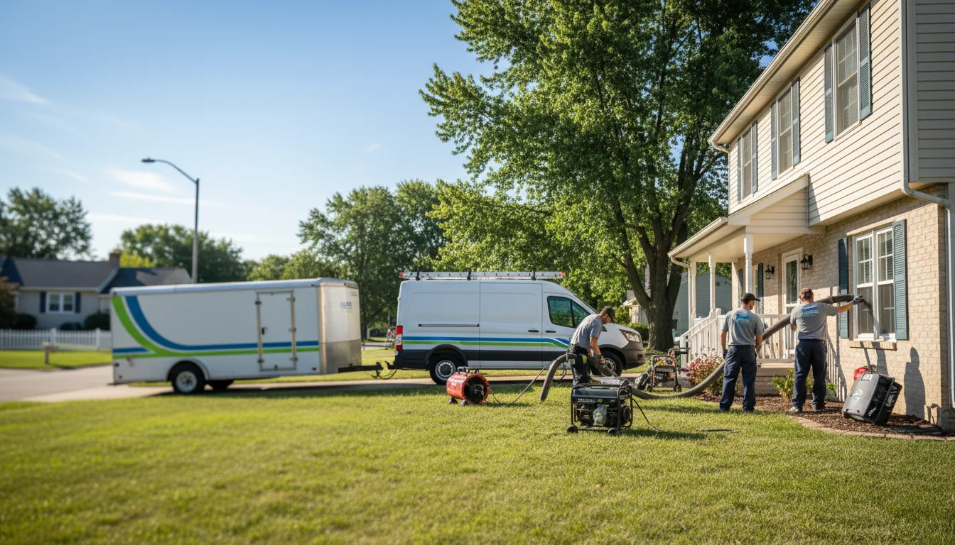 Flooded Basement Restoration And Cleanup With Repair in Hayesville, IA near me